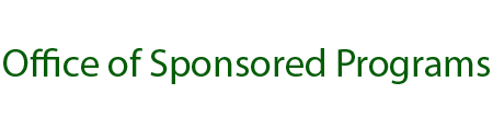 Office of Sponsored Programs